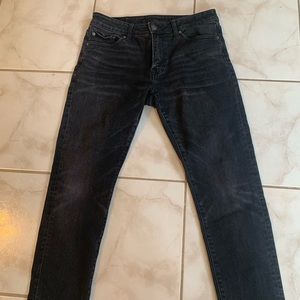 Mens Slim Black American Eagle Jeans